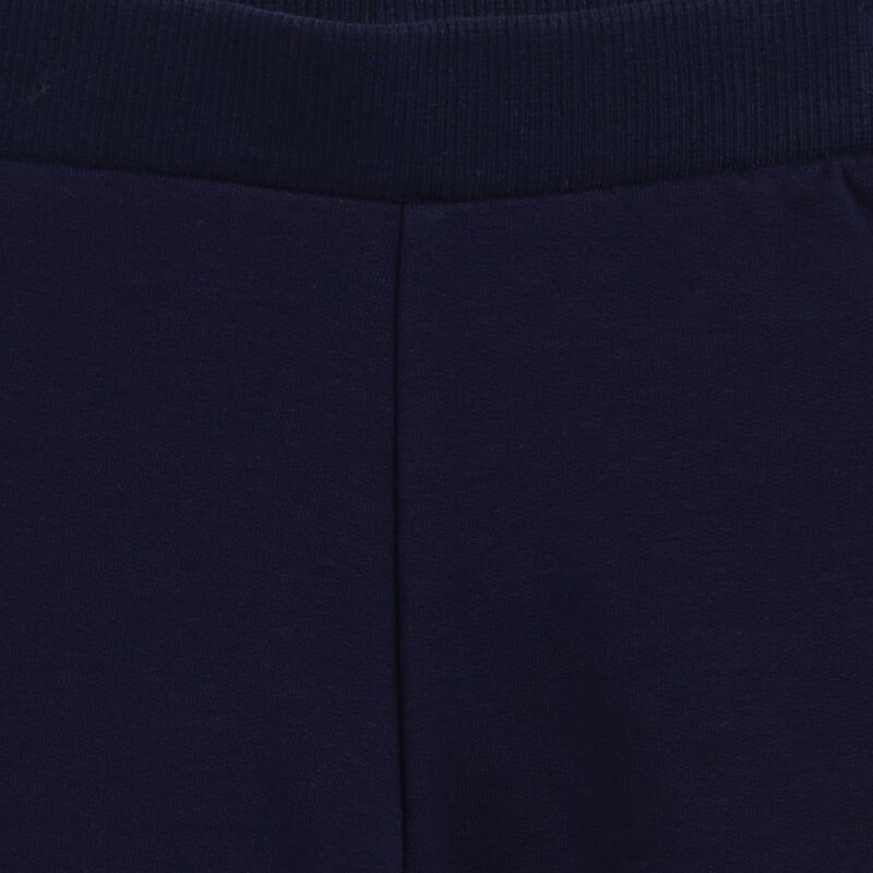 Girls Dark Blue Printed Sweatshirt with Leggings Set image number null